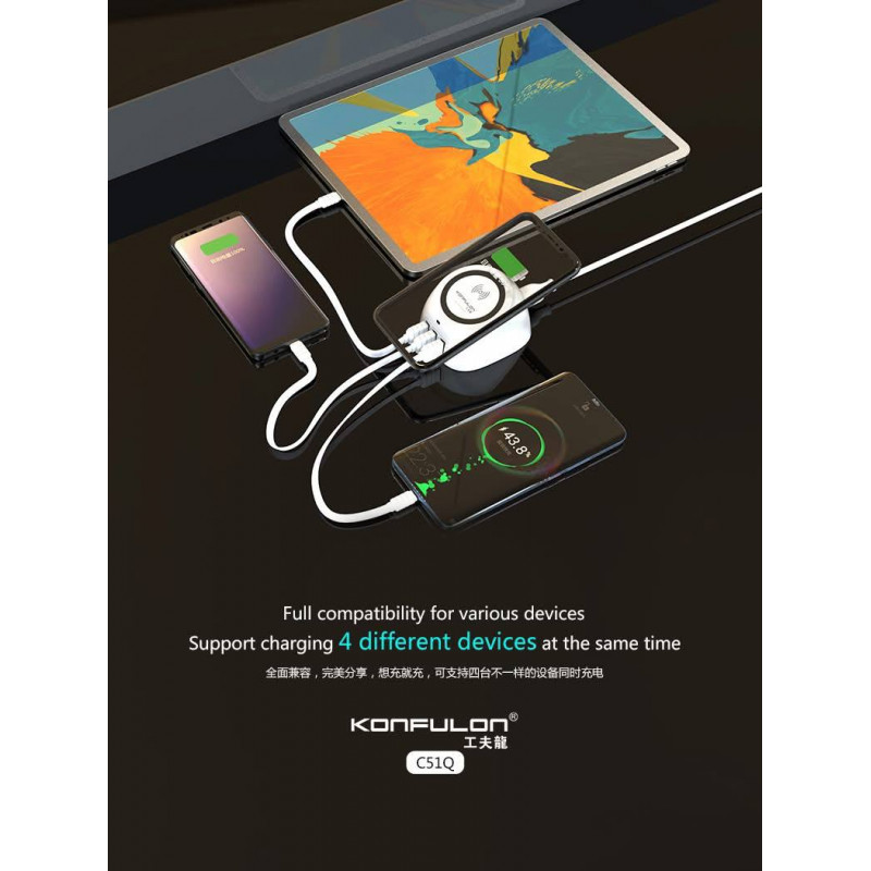 Konfulon Adapter Fast Charging Model C51Q