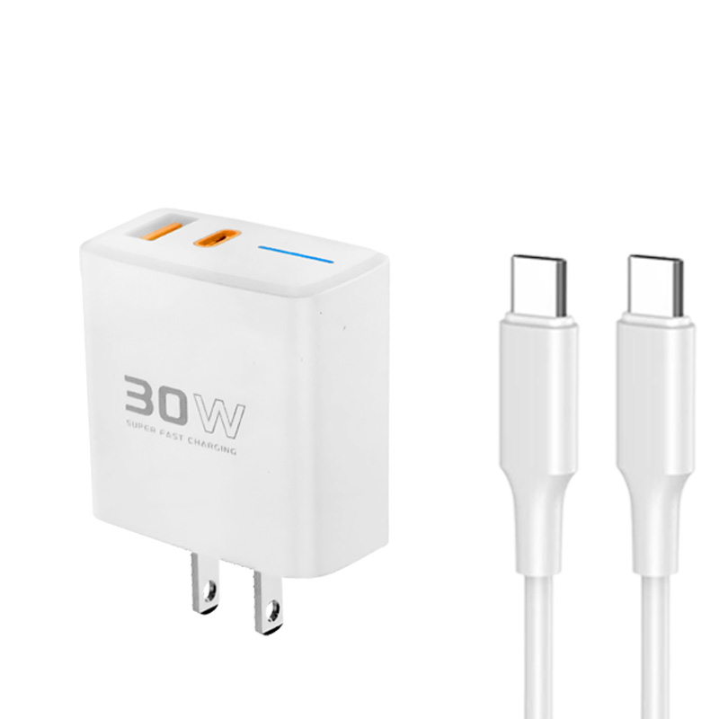 KONFULON Set Adapter Supper Fast Charge ​​USB and TYPE-C 30W Model C96Q