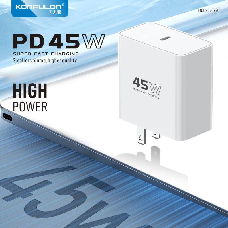 Konfulon Type-C to Type-C fast charging cable 45W Model: C97Q
