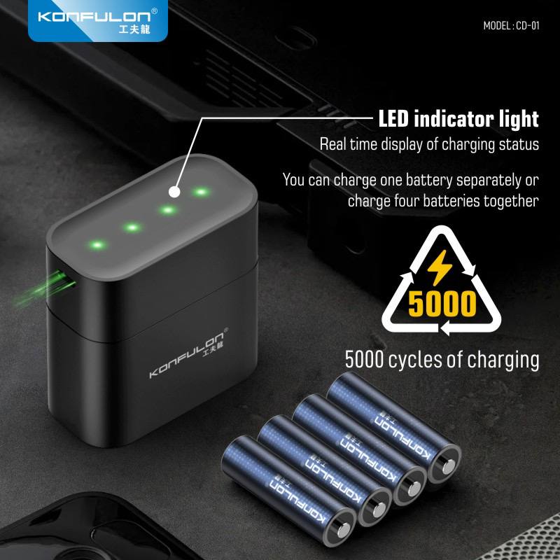 Konfulon Rechargeable Lithium Electronic Battery Model: CD01
