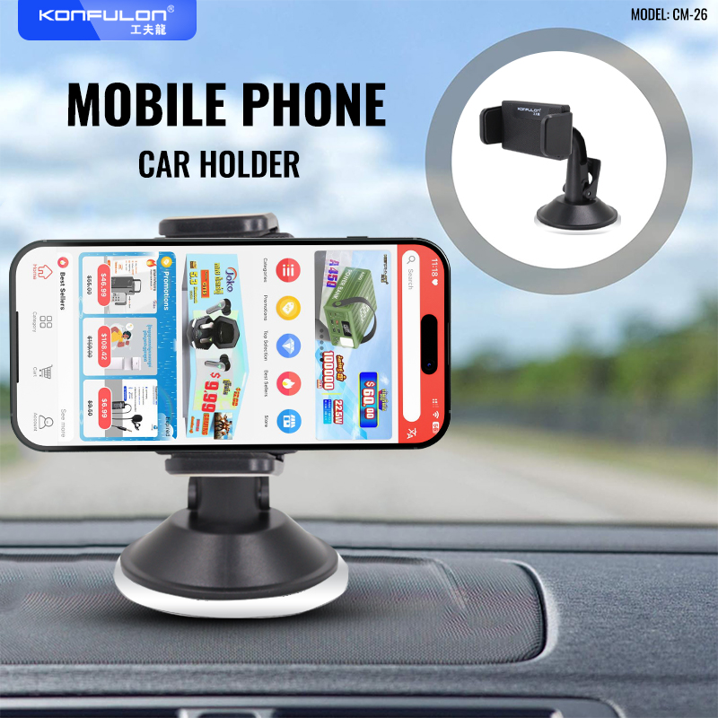 Konfulon Car Mobile Phone Holder Model CM26