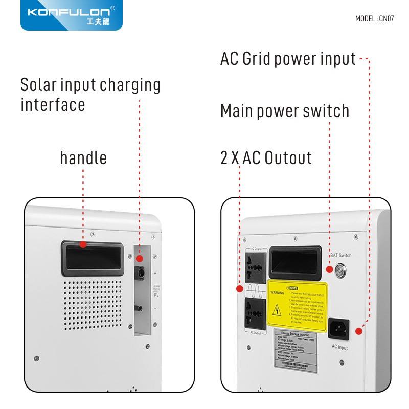 KONFULON POWER STATION 1200W MODEL CN07