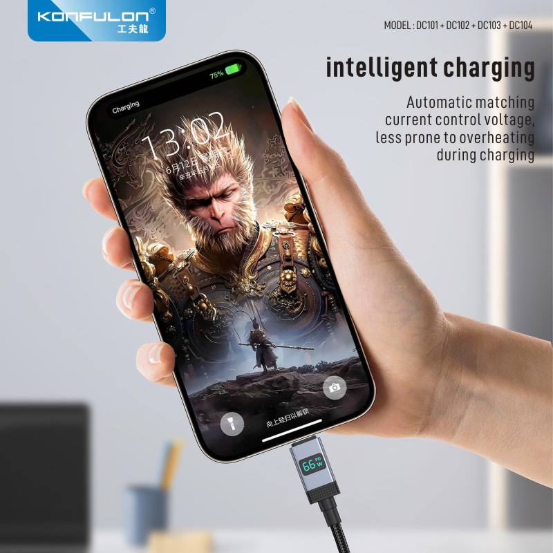 Konfulon Fast Charger Cable DC101 iPhone 20W DC102 Type-C 60W