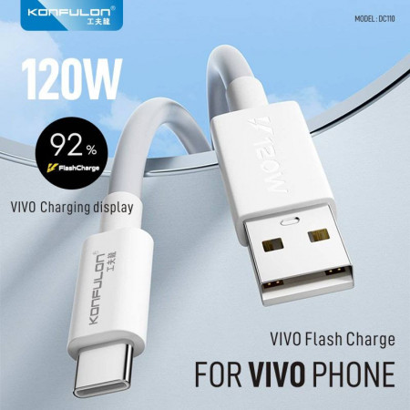 Konfulon Cable Fast Charging Model DC110 USB to ​Type​-C