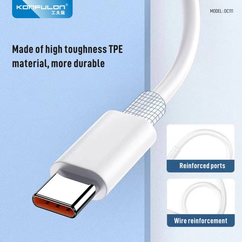 Konfulon Cable Fast Charging Model DC111 USB to ​Type​-C