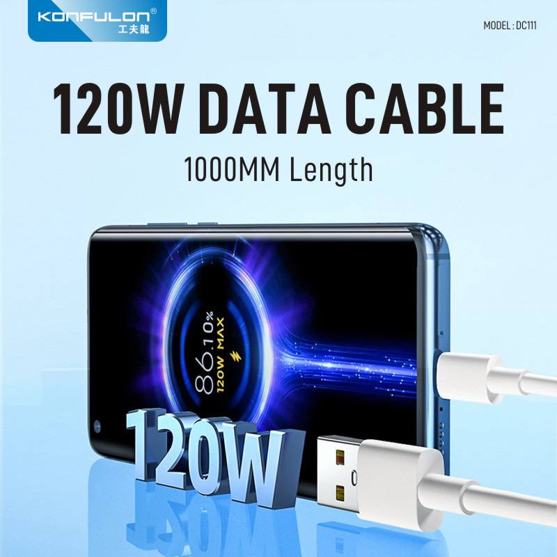 Konfulon Cable Fast Charging Model DC111 USB to ​Type​-C