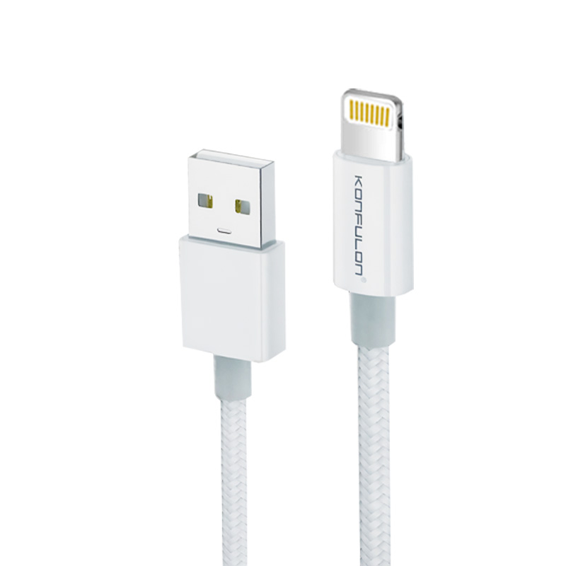 Konfulon Data Cable 2.4A Model DC127 iPhone DC128 Type-C