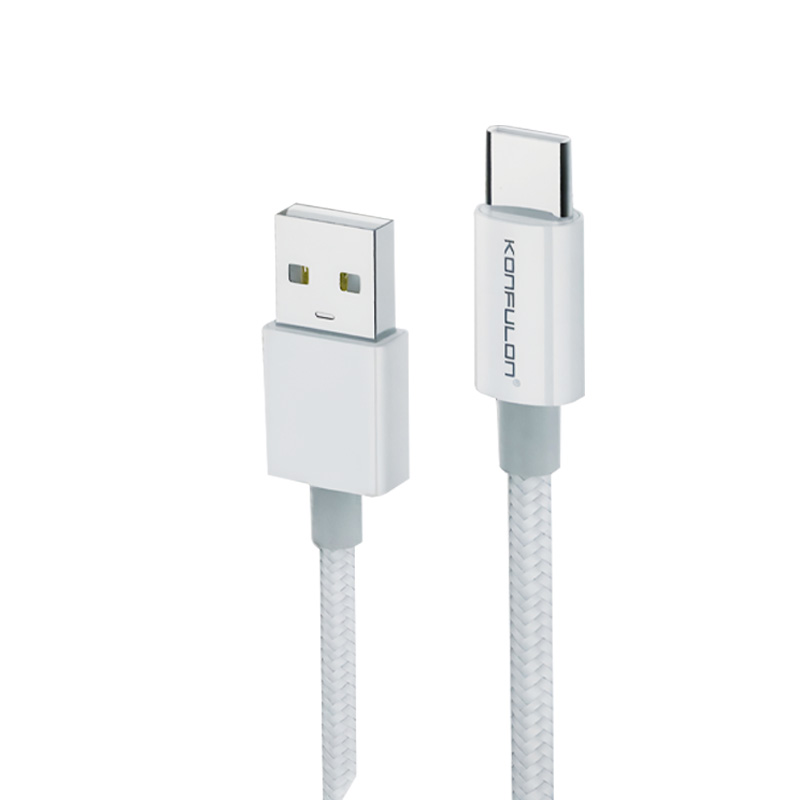 Konfulon Data Cable 2.4A Model DC127 iPhone DC128 Type-C