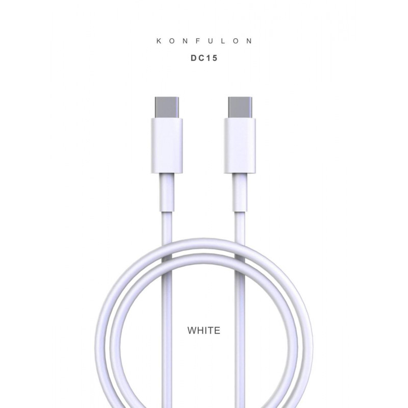 Konfulon Cable Fast Charger ​​Model DC13 iPhone DC15 Type-C