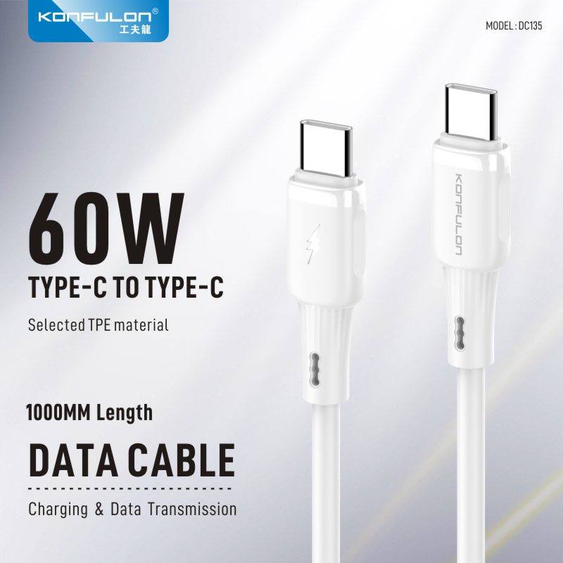 Konfulon Cable Fast Charging Model DC134​ ​DC135