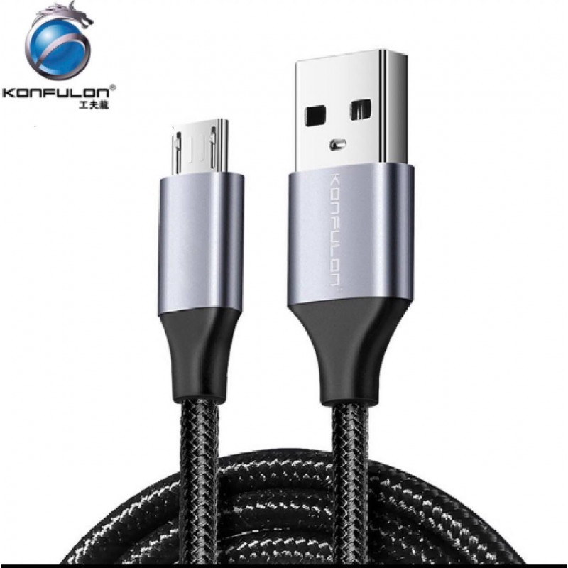 Konfulon Fast Charging Cable 1m 3.0A Model DC32 Micro DC33 iPhone DC34 Type-C
