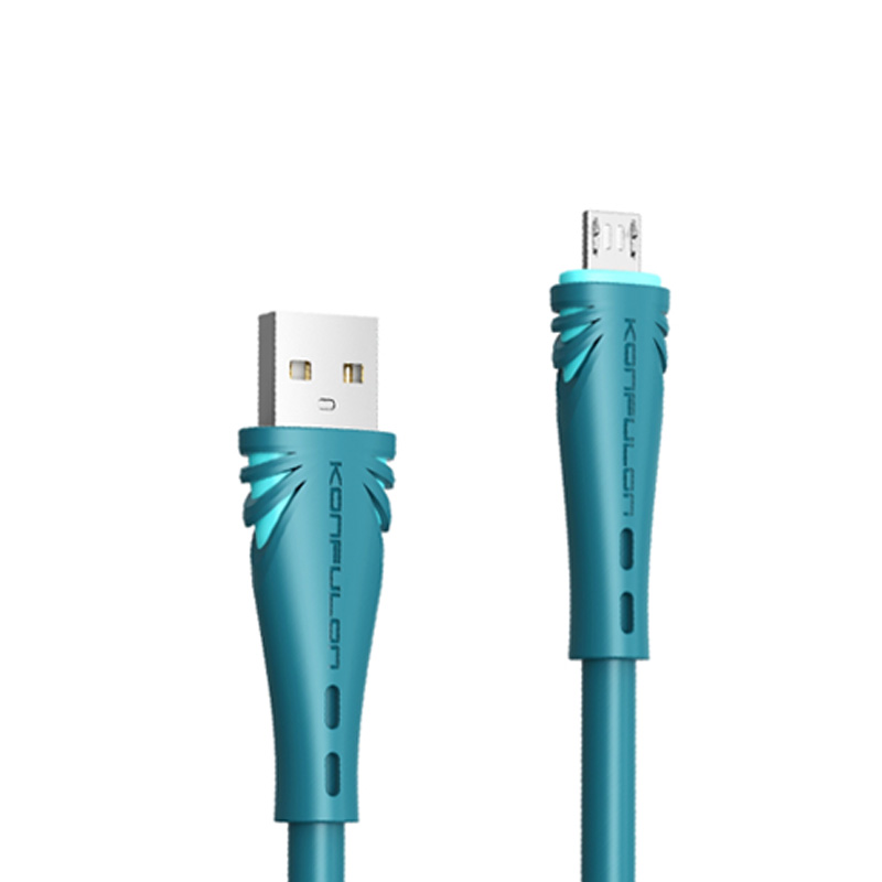 Konfulon Charger Cable OD 6.0 Fast Charger 2.4A DC46 Micro DC47 iPhone DC48 Type-C