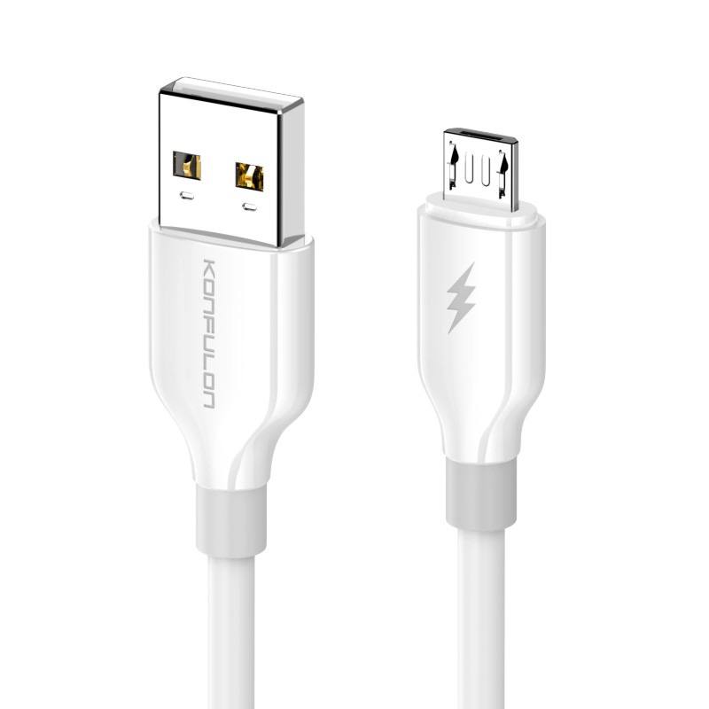 Konfulon Data Cable Charger 3.0A Model DC84 Micro DC85 iPhone DC86 Type-c 