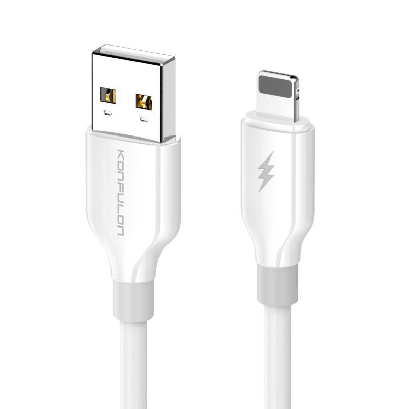 Konfulon Data Cable Charger 3.0A Model DC84 Micro DC85 iPhone DC86 Type-c 