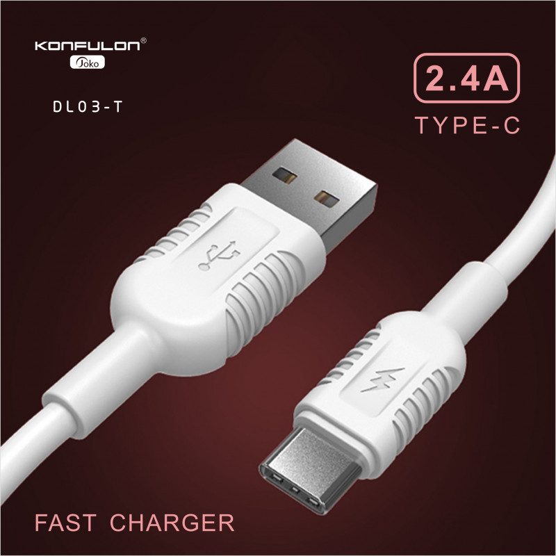 JOKO Cable Charger 2.4A Model DL01Micro DL02iPhone DL03Type-C 