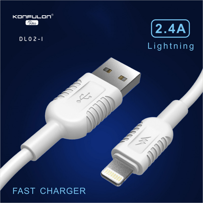 JOKO Charger Cable DL02 Lightning 2.4A