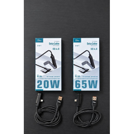 Joko Super Fast charge Cable 2 in1 PD/USB to TYPE-C/Lightning model :DL105 DL106