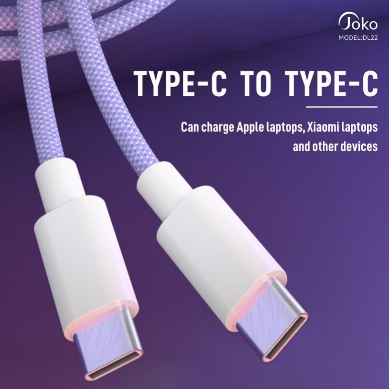 JOKO Fast Charger Set Adapter Cable TYPE-C PD  JK61 + DL22 20W 