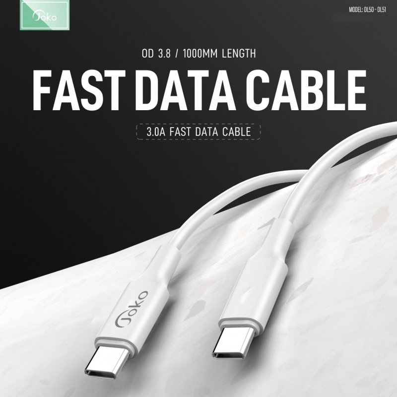 Joko Data Cable Model DL50 iPhone 27W Model DL51 Type 60W