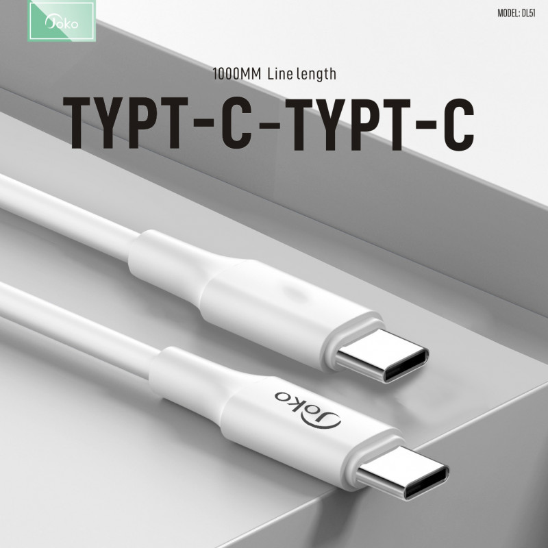 Joko Data Cable Model DL50 iPhone 27W Model DL51 Type 60W