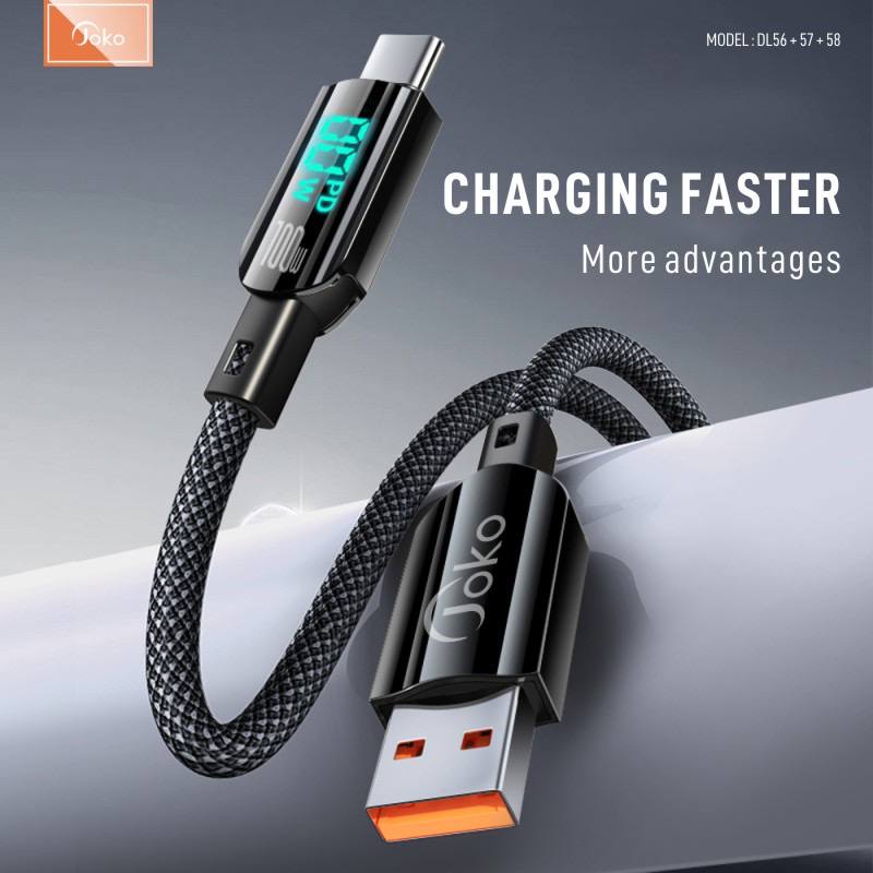 JOKO Charging Cable with Power Out Fast Charging Up to 5A Model DL56 USB to TypeC