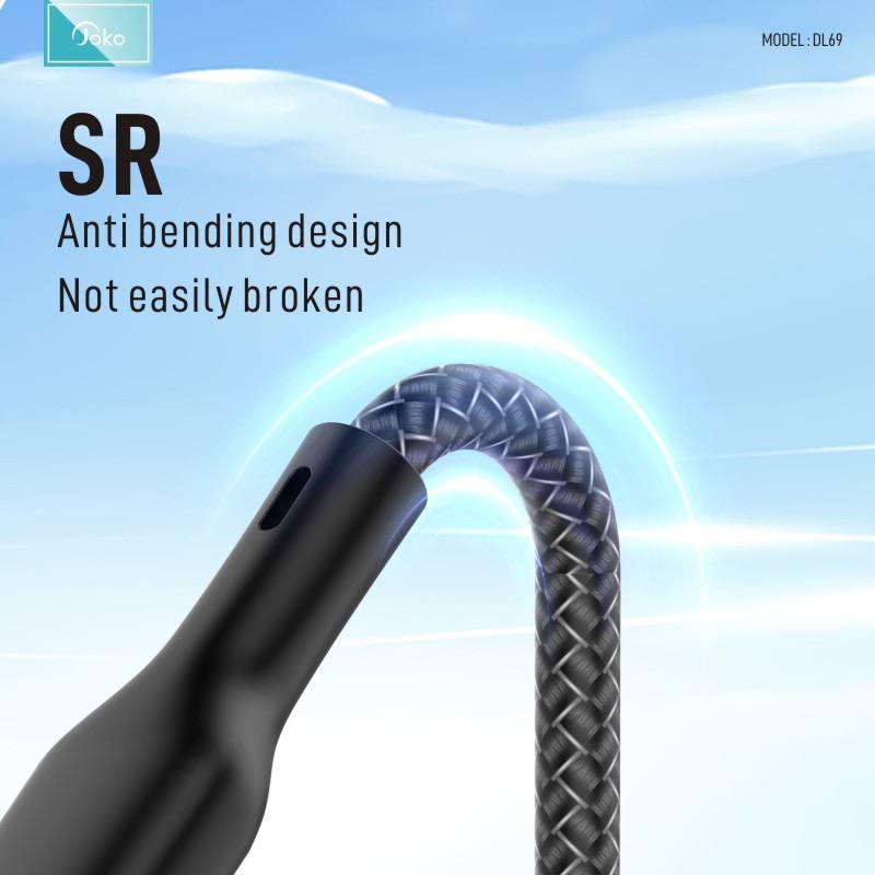 JOKO 3in1 charging cable with fast charging power that can be used for both Lighting Type-C and Wireless Model :DL69
