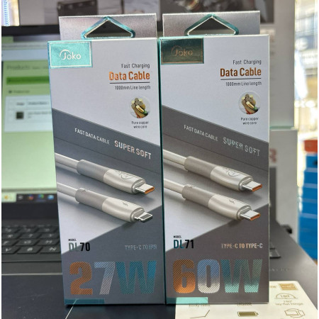 JOKO Data Cable Fast Charging Model DL70 iPhone DL71 Type
