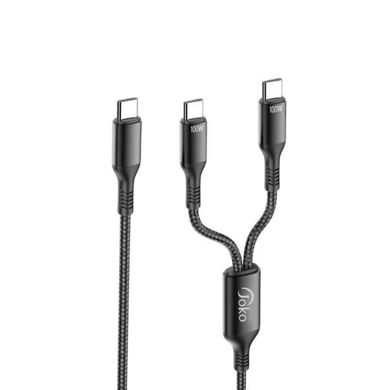 JOKO DL76 Charging Cable, Lightning and Type-C Fast Charging 100W