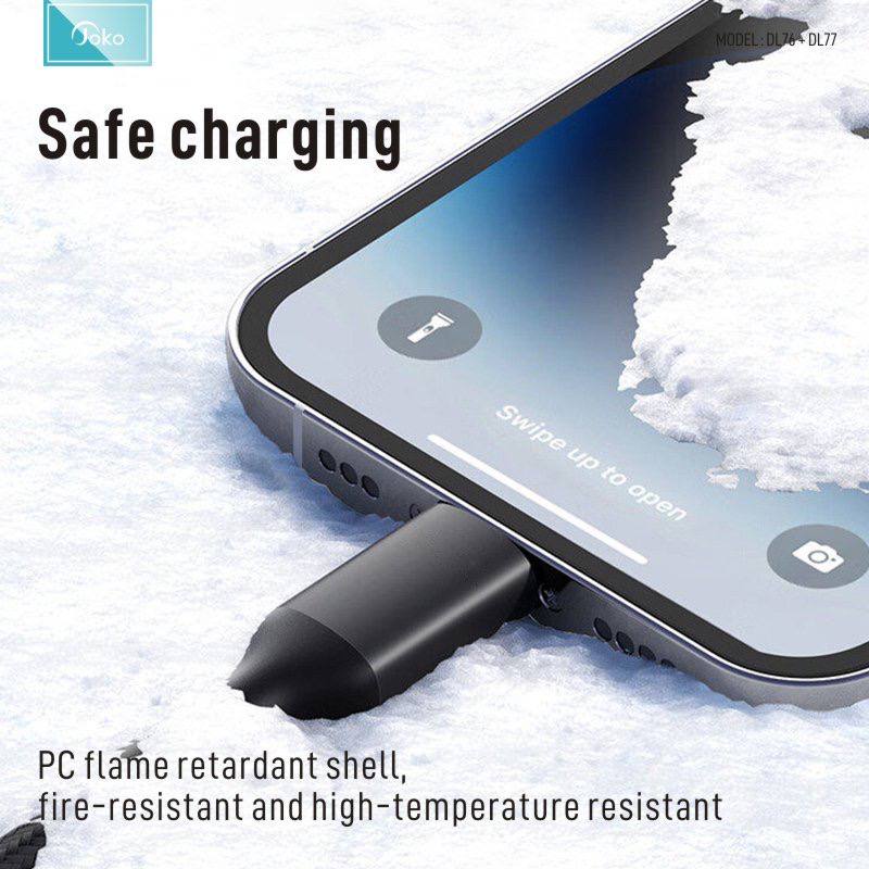 JOKO DL76 Charging Cable, Lightning and Type-C Fast Charging 100W