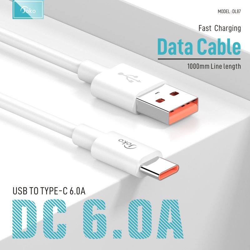 JOKO Cable Super-Fast Charger Model DL87  Type-C DL88 Iphone