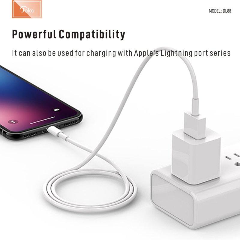 JOKO Cable Super-Fast Charger Model DL87  Type-C DL88 Iphone