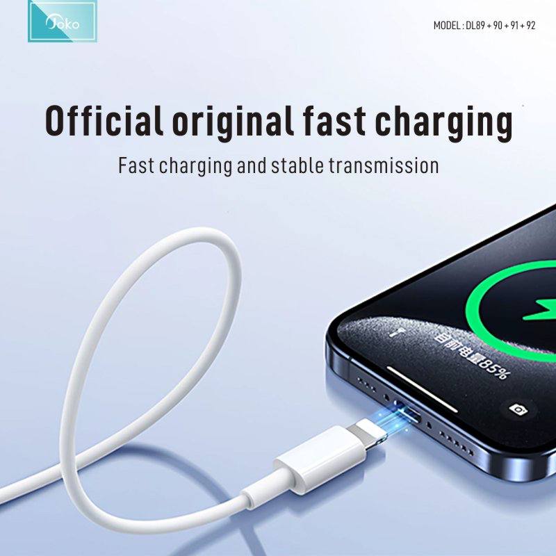 JOKO Cable 2M Super-Fast Charger Model DL91 Iphone DL92 Type-C