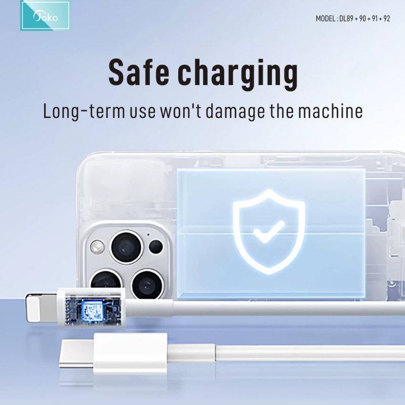 JOKO Cable 2M Super-Fast Charger Model DL91 Iphone DL92 Type-C