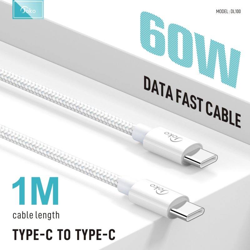 JOKO Charging Cable with Power Out Fast Charging Up to 5A Model DL99 Iphone DL100Type-C