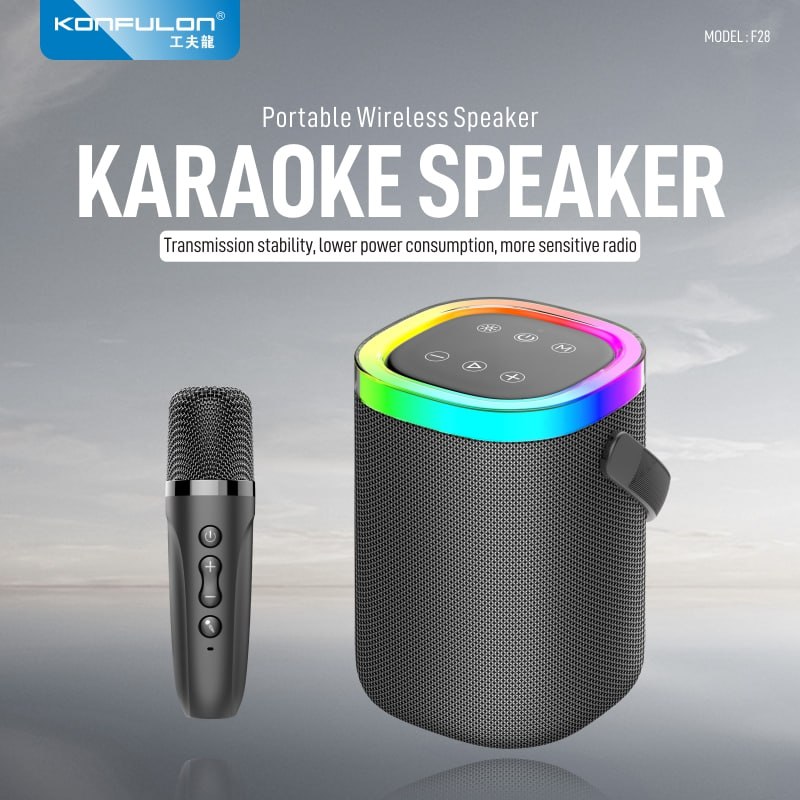 Konfulon Portable Wireless Speaker Hi-Fi Sound F28