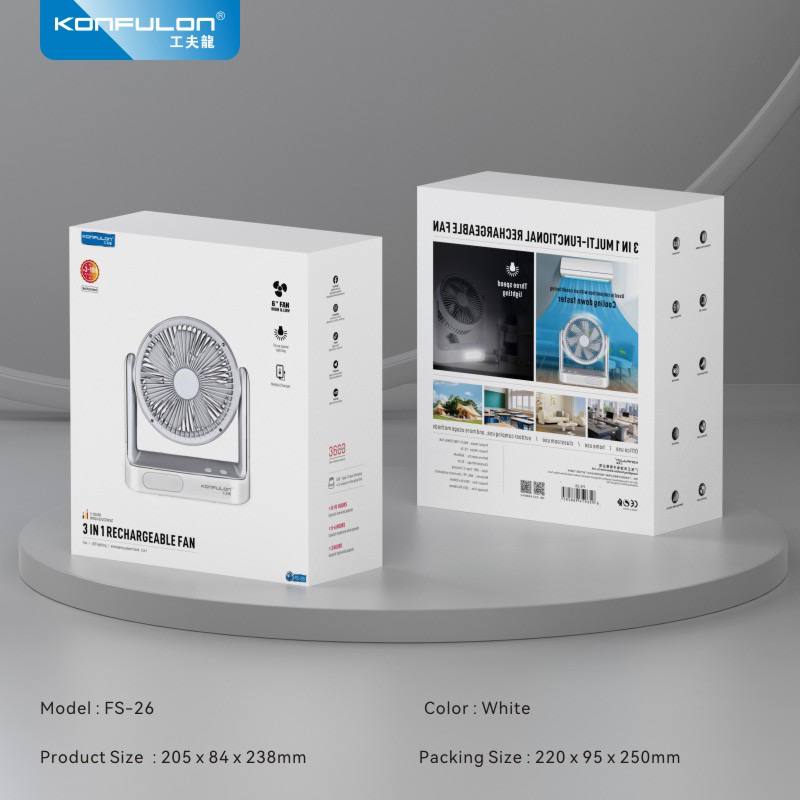 Konfulon កង្ហារដាក់លើតុ FS26