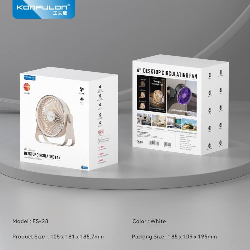 Konfulon កង្ហាដាក់លើតុម៉ូឌែល FS28