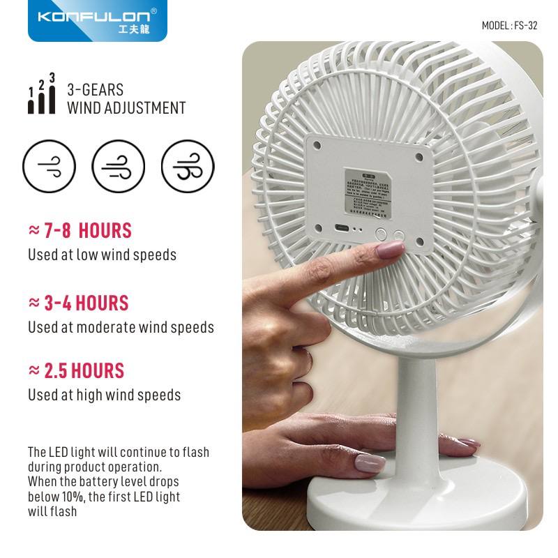 Konfulon Multi-function Six-inch Fan Model FS32