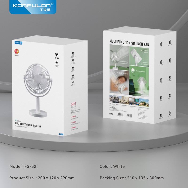 Konfulon Multi-function Six-inch Fan Model FS32