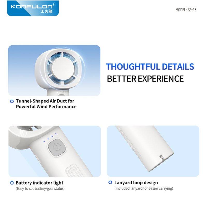 Konfulon MiNi Fan Model FS37