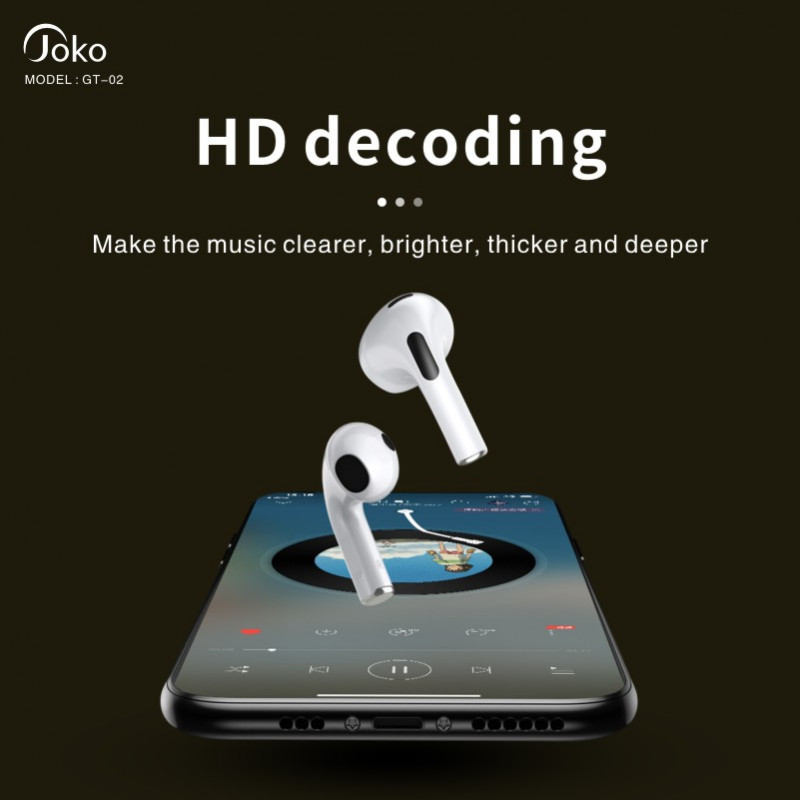JOKO Bluetooth earphone 5.0 Model GT-02