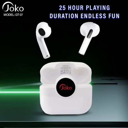 JOKO Bluetooth Wireless Earphone 5.1 HiFi Quality Sound GT-07