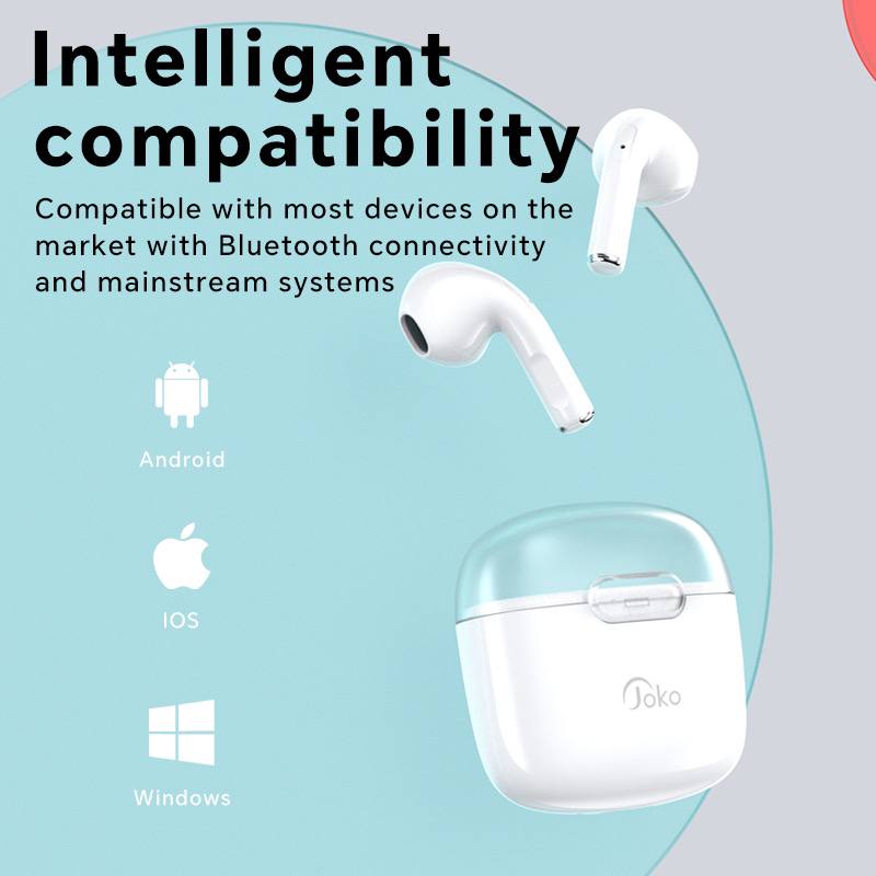 JOKO Mini Bluetooth Headphones Small and Convenient Whole Machine 30g HiFi Sound Quality GT-12