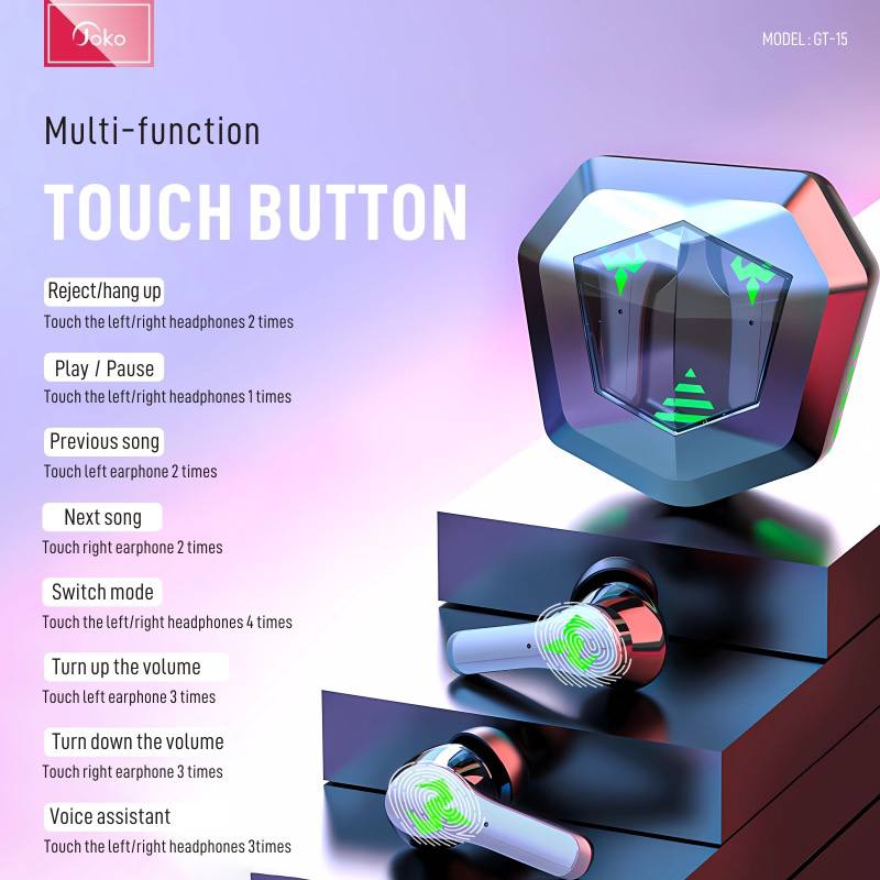 JOKO Bluetooth earphone Model: GT15
