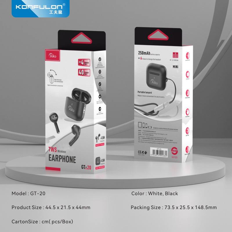 JOKO TWS Wireless earphone Model GT20