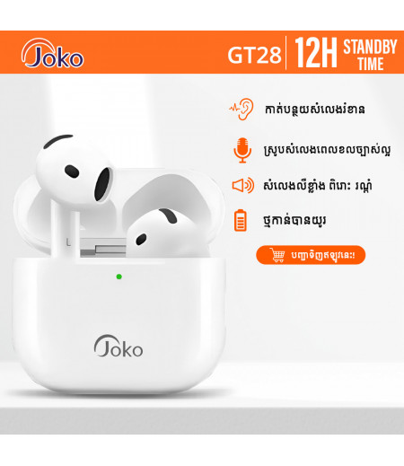 JOKO Bluetooth earphone 5.4 Model GT28 JOKO Bluetooth earphone 5.4 Model GT28
