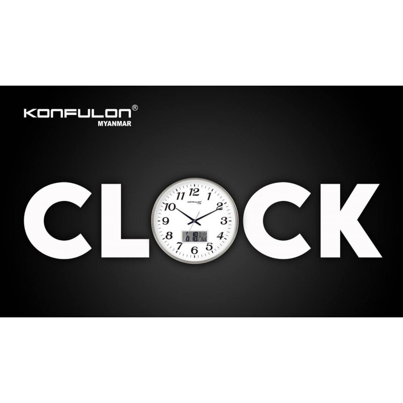 Konfulon Clock Size 12 inch Model :GZ01 