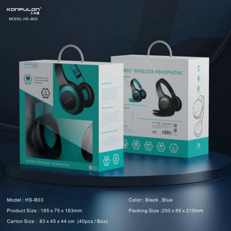 Konfulon Bluetooth Headphone Model HSB03