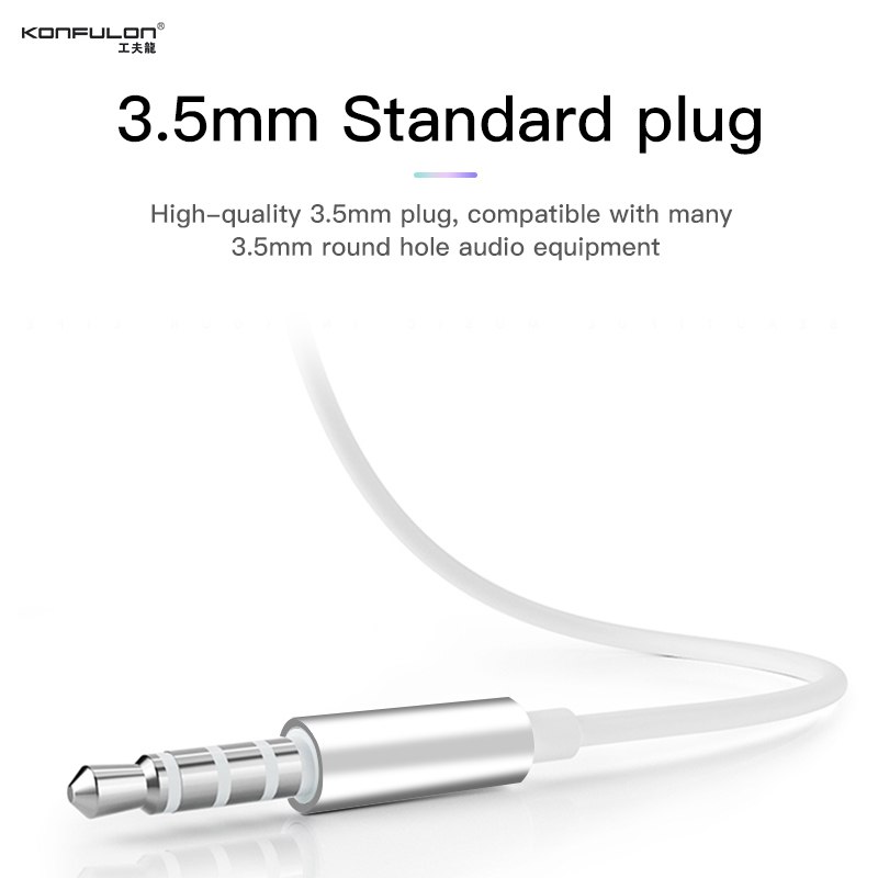 Konfulon Earphone 3.5 MM Hi-Fi Sub Woofer IN-25