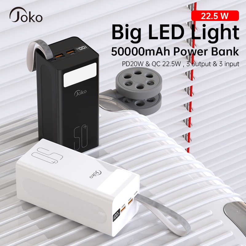 JOKO PowerBank Fast Charging 22.5W Big Capacity 50000mAh 